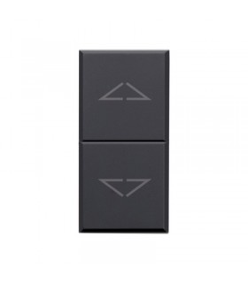Schalter Eve Tekla 1P 10AX 3 stellungen farbe schwarz 1 modul 445053
