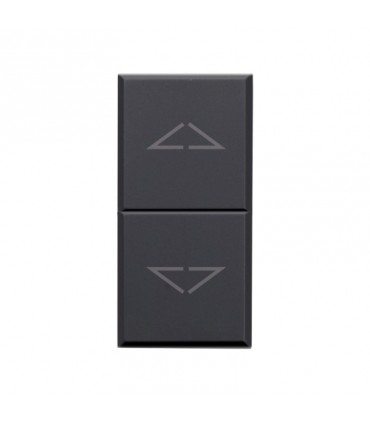 Schalter Eve Tekla 1P 10AX 3 stellungen farbe schwarz 1 modul 445053