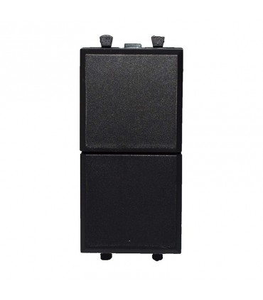 Dual-Taste Ave tekla 1PNA+1PNA 10A farbe schwarz 1 modul 445056