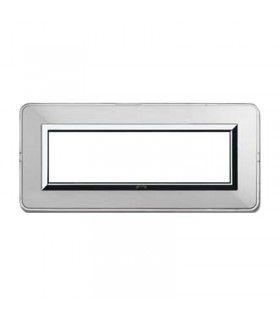 Abdeckrahmen Ave Personal System 44 technopolymer 7 module aluminium natur 44P07ALS