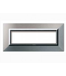 Abdeckrahmen Ave Zamak-System 44-metall-7 te aluminium natur 44P97ALS