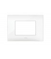 Abdeckrahmen Ave YOUNG44 farbe weiß 3 module 44PJ03B