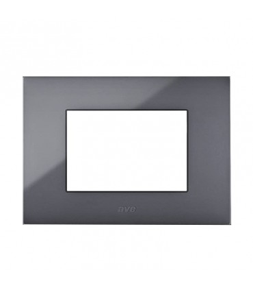 Abdeckrahmen Ave YOUNG44 farbe asche 3 plätze 44PJ03CNR