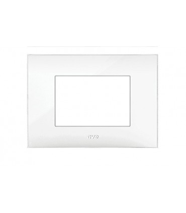 Abdeckrahmen Ave YOUNG44 farbe weiß 4 plätze 44PJ04B