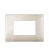 Abdeckrahmen Ave YOUNG44 farbe beige gebürstet 4 personen 44PJ04BEG/3D