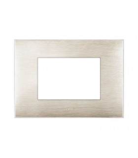Abdeckrahmen Ave YOUNG44 farbe beige gebürstet 4 personen 44PJ04BEG/3D