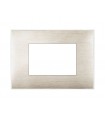 Abdeckrahmen Ave YOUNG44 farbe beige gebürstet 4 personen 44PJ04BEG/3D