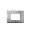 Abdeckrahmen Ave YOUNG44 farbe carbon klar 4 arbeitsplätze 3D-44PJ04CBC/3D