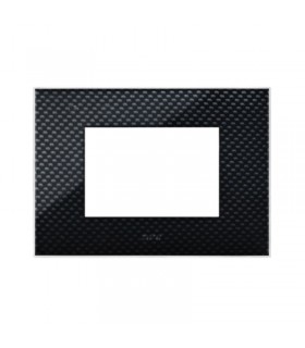 Abdeckrahmen Ave YOUNG44 farbe carbon dark 3D-4 personen 44PJ04CBS/3D