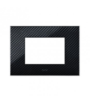 Abdeckrahmen Ave YOUNG44 farbe carbon dark 3D-4 personen 44PJ04CBS/3D