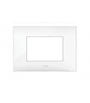 Abdeckrahmen Ave YOUNG44 farbe weiß 7 module 44PJ07B