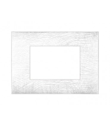 Abdeckrahmen Ave YOUNG44 farbe weiß 3D 7-sitzer 44PJ07B/3D