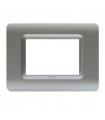 Ave Sistema 44 Platte Tecnopolymer 3 Module matt silber 44PY03AO