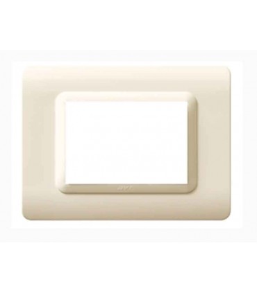 Abdeckrahmen Ave Technopolymer System 44 Sand-rahmen-sand 3 module 44PY03SA