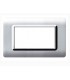 Abdeckrahmen Ave Technopolymer System 44 Alu-rahmen verchromt 4 module 44PY04ALS
