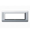 Abdeckrahmen Ave Technopolymer System 44 Alu-rahmen chrom-7 module 44PY07ALS