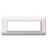 Ave technopolymer Platte Sistema 44 Weißer Rahmen 7 Module 44PY07B