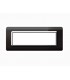 Abdeckrahmen Ave Technopolymer System 44 Schwarz Absolut chromeinfassung 7 module 44PY07NAL