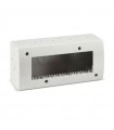 Idrobox Selbsttragende Ave Box 6 Module IP40 RAL7035 Serie S44 44Q06