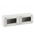 Idrobox Selbsttragende Ave Box 4+4 Module IP40 RAL7035 Serie S44 44Q08