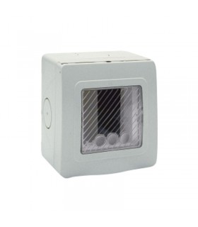 Kasten Stehend, mit klappe, Ave System 44, IP55 1 Modul 44ST01