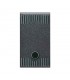 - Taste, Einpolig 10A mildot für serie zivilen Ave Noir-System 45 45305G