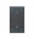 Schalter zweipolig 16A für serie zivilen Ave Noir-System 45 45310