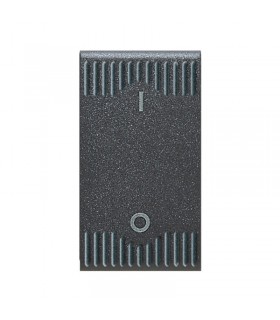 Schalter zweipolig 16A für serie zivilen Ave Noir-System 45 45310