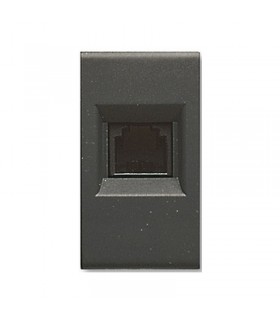 Telefon-steckdose RJ11 für serie zivilen Ave Noir-System 45 45324