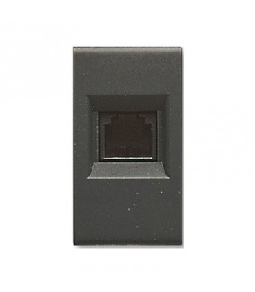 Telefon-steckdose RJ11 für serie zivilen Ave Noir-System 45 45324