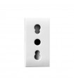 Steckdose bypass 10/16A für die serie civil Ave Banquise-System 45 45B06/15TS