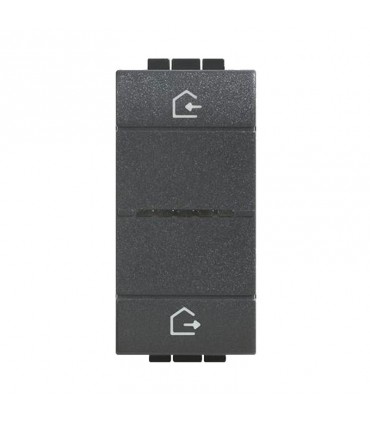 Bticino batteriebetriebene wireless Szenario-Steuerung “Entra&Esci” LivingLight anthrazit LN4570CWI
