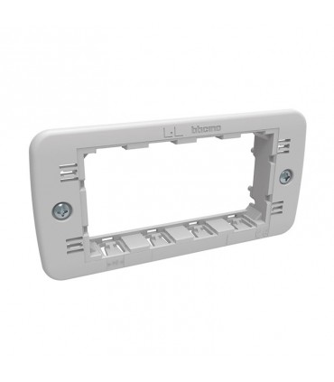 Bticino Livinglight 4-Modul-Halterung für Interlink-Säulen 120055