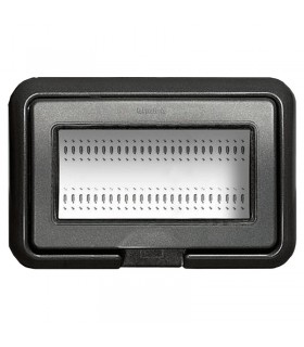 Bticino Placca Stagno IP55 Grau Wohnen 4 Mod 24604L