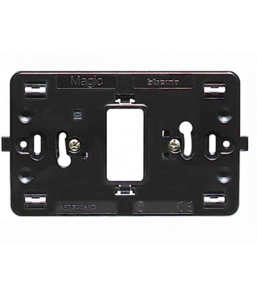Bticino Magic Halterung für 1 Modul für runde und quadratische Unterputzdose TIC500S/13