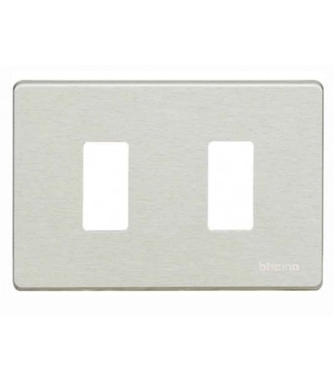 Bticino Magic Abdeckrahmen für Schalter 2 Module oxidal TIC503/2/X