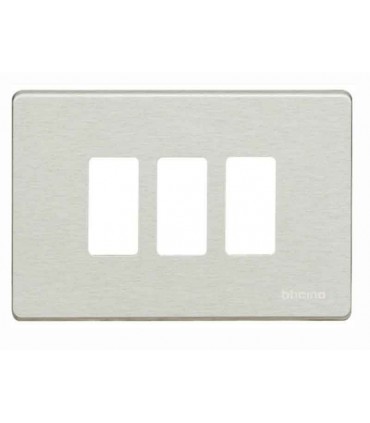 Bticino Magic Abdeckrahmen für Schalter  3 Module oxidal TIC503/3/X