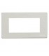 Aluminiumplatte Bticino Magic 4 Places OXIDAL 504/4A/X