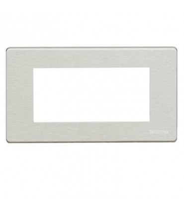 Aluminiumplatte Bticino Magic 4 Places OXIDAL 504/4A/X