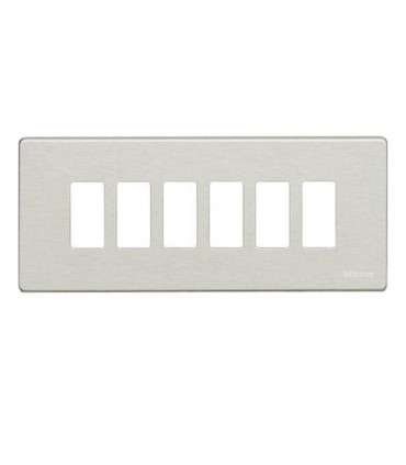 Kunstharzplatte Bticino Magic 6 Module 506L/6/R