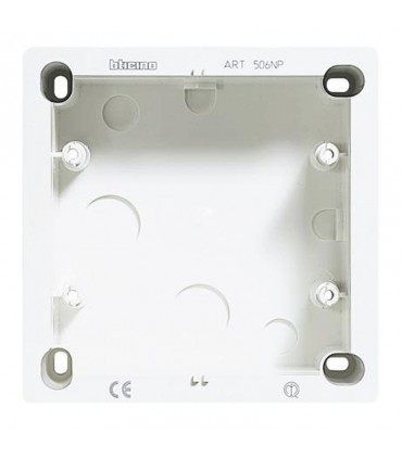 Aufputzdose Bticino Magic LIGHT 3+3 Plätze 506NP