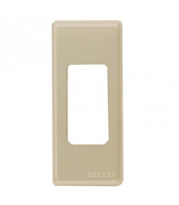 Bticino Platte Magic 1 Modul Aluminium 5367/1X