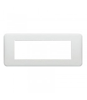 Legrand Platte Cross Serie 6 Plätze weiß 680549