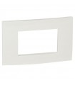 Legrand Platte Vela quadratisch weiß glänzend 3 Module 685641