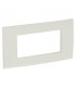 Legrand Platte Vela quadratisch weiß glänzend 4 Module 685642