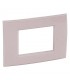 Legrand Platte Vela quadratisch rosa Pfirsich 3 Module 685696