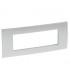 Legrand Platte Vela quadratisch metallisch grau 6 Module 685748
