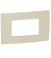 Legrand Platte Vela quadratisch elfenbeinfarben 3 Module 685800
