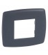 Legrand Vela Platte rund anthrazit 2 Module 685814
