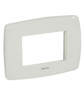 Legrand Vela Platte rund weiß 3 Module 685827